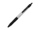 Pilot Acroball T-Series Ballpoint Pen 0.7mm – Metallic Silver Barrel Front view of Pilot Acroball T-Series Ballpoint Pen with metallic Silver barrel and black ink