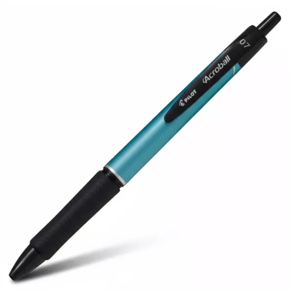 Pilot Acroball T-Series Ballpoint Pen 0.7mm – Metallic Green Barrel Front view of Pilot Acroball T-Series Ballpoint Pen with metallic Green barrel and black ink