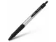 Pilot Acroball T-Series Ballpoint Pen 0.7mm – Metallic Silver Barrel Front view of Pilot Acroball T-Series Ballpoint Pen with metallic Silver barrel and black ink