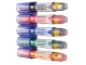 PILOT V Board Master Chisel Point Markers – 5 Colours with Holder Set of 5 PILOT V Board Master refillable chisel whiteboard markers with magnetic holder