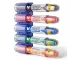PILOT V Board Master Chisel Point Markers – 5 Colours with Holder Set of 5 PILOT V Board Master refillable chisel whiteboard markers with magnetic holder