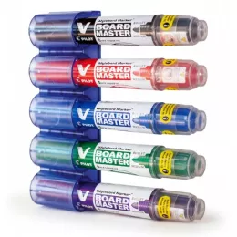 Pilot V Board Master Bullet Point Markers with Magnetic Holder