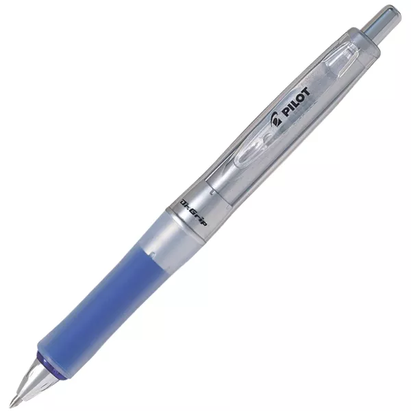 Pilot Dr. Grip medium ballpoint pen with blue double grip for comfortable writing