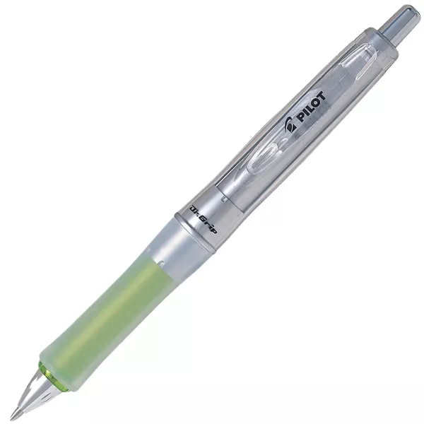 Pilot Dr. Grip medium ballpoint pen with green double grip for smooth everyday writing