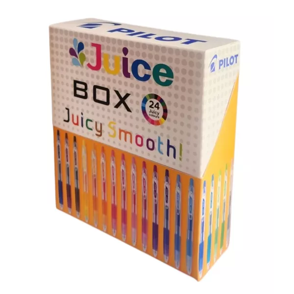 Pilot Juice Retractable Pen 0.7mm Juice Box 24 Colours Pilot Juice Gel Pen 0.7mm Retractable 24 Colour Juice Box