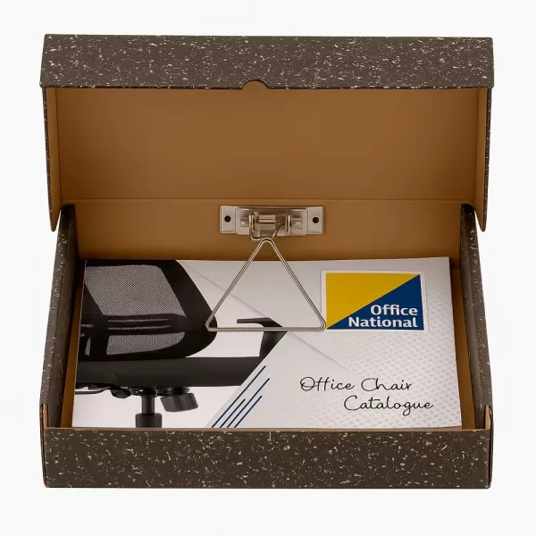 REXEL Spring-clip Box File Rigid Mottled REXEL Spring-clip Box File Rigid Mottled