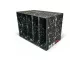 Left side view of RexPro Lever Arch File Storage Box Flatpack 5 Compartment