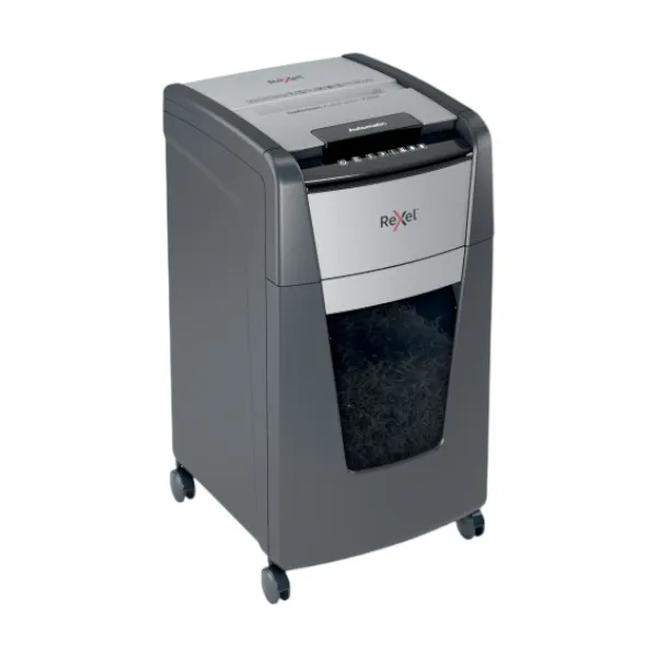 Rexel Optimum AutoFeed+ 225M Automatic Micro Cut Shredder Rexel Optimum 225M AutoFeed micro cut paper shredder for small office use