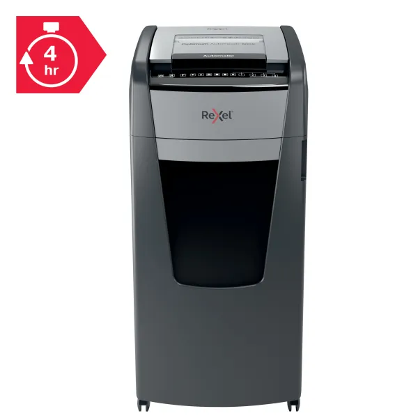 Rexel Optimum AutoFeed+ 750M Shredder Rexel Optimum AutoFeed+ 750M Automatic 750 Sheet Micro Cut Shredder
