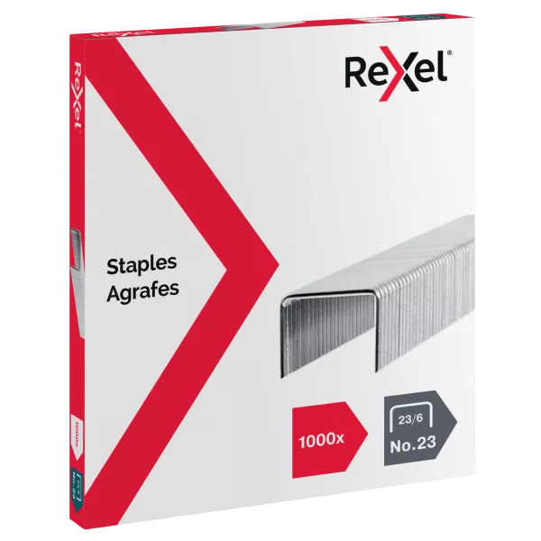 REXEL No 23/6 Staples (1000) REXEL No 23/6 Staples (1000)