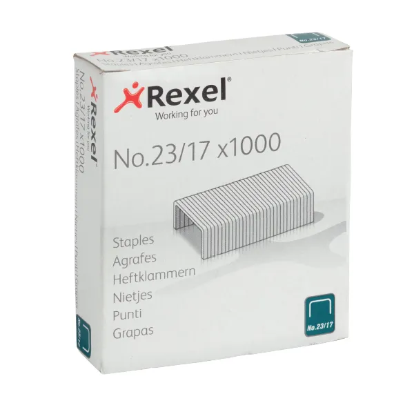 REXEL No 23/17 Staples (1000) REXEL No 23/17 Staples (1000)