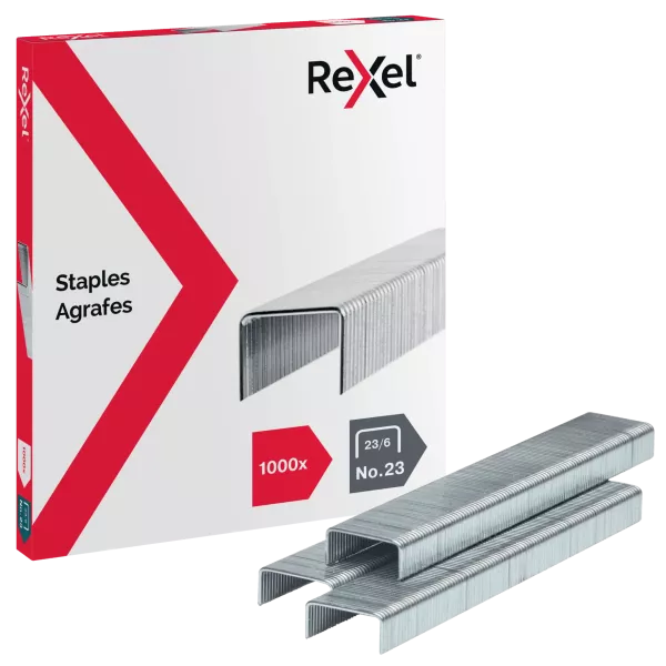 REXEL No 23/6 Staples (1000) REXEL No 23/6 Staples (1000)