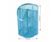 SDS Round Inclined Metal Mesh Pen Cup with 3 Compartments - Sky Blue