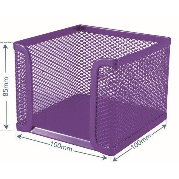 SDS Mesh Memo Cube Holder - Purple