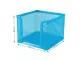 SDS Mesh Memo Cube Holder - Sky Blue SDS Mesh Memo Cube Holder - Sky Blue
