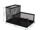 SDS Metal Mesh Cube and Pen Holder Mesh Black SDS Metal Mesh Cube and Pen Holder Mesh Black