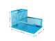 SDS Metal Mesh Cube and Pen Holder Mesh Sky Blue SDS Metal Mesh Cube and Pen Holder Mesh Sky Blue