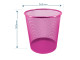 SDS Metal Mesh Waste Bin Round Large - Pink