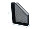 SDS M620 Metal Mesh Magazine Holder Black