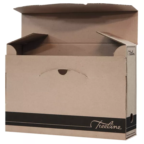 TREELINE A4 Collapsible Archive Box Kraft TREELINE A4 Collapsible Archive Box Kraft