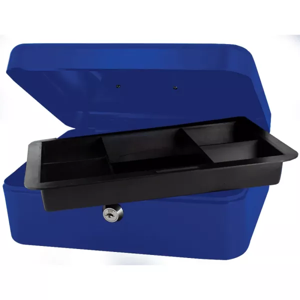 Cash Box Metal 10" - Blue Cash Box Metal 10" - Blue