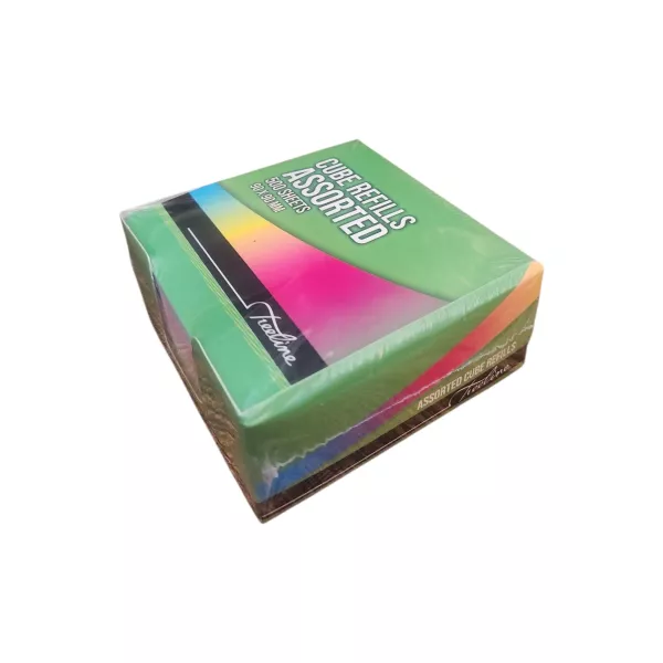 Treeline Memo Cube Refill Boxed – Assorted (500 Sheets) Treeline Memo Cube Refill Boxed – Assorted (500 Sheets)