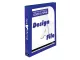 Treeline Design A File A4 2D Ringbinder 25mm Blue