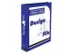 Treeline Design A File A4 2D Ringbinder 40mm Blue