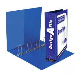 Treeline Design A File A4 4D Ringbinder 50mm Blue