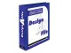 Treeline Design A File A4 4D Ringbinder 50mm Blue