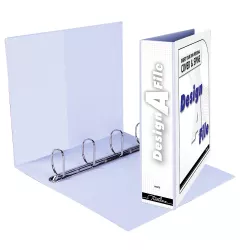 Treeline Design A File A4 4D Ringbinder 50mm White