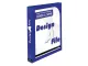 Treeline Design A File A4 4D Ringbinder 25mm Blue Treeline Design A File A4 4D Ringbinder 25mm Blue