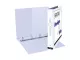 Treeline Design A File A4 4D Ringbinder 25mm White Treeline Design A File A4 4D Ringbinder 25mm White