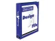 Treeline Design A File A4 4D Ringbinder 40mm Blue