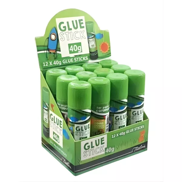 TREELINE Glue Sticks 40g - Pack of 12 TREELINE Glue Sticks 40g - Pack of 12