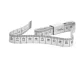 TREELINE Measuring Tape 1500mm - White
