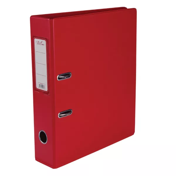 Treeline A4 Lever Arch File PVC 70mm Red