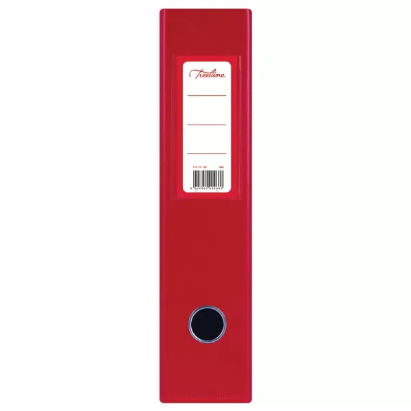 Treeline A4 Lever Arch File PVC 70mm Red