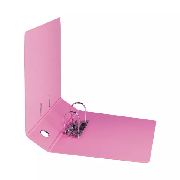 Treeline A4 Lever Arch File PVC 70mm Pink