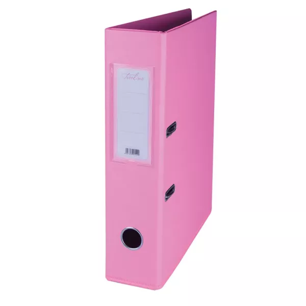 Treeline A4 Lever Arch File PVC 70mm Pink