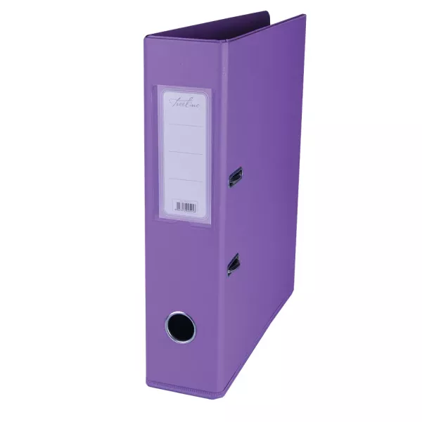Treeline A4 Lever Arch File PVC 70mm Purple