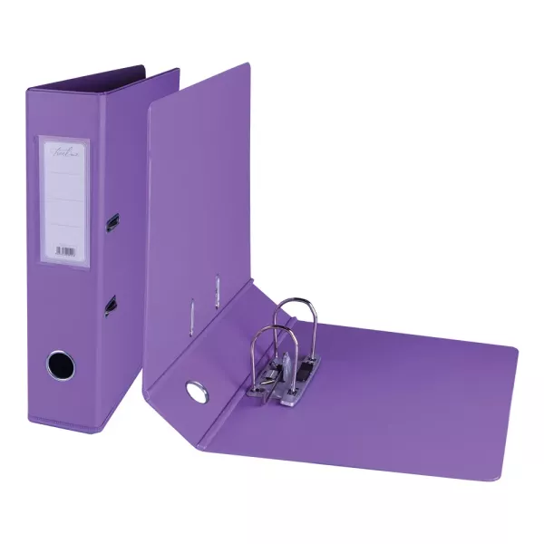 Treeline A4 Lever Arch File PVC 70mm Purple