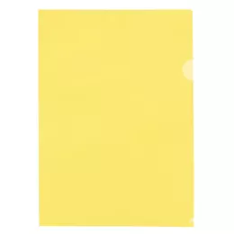 Treeline A4 Secretarial Folder Yellow