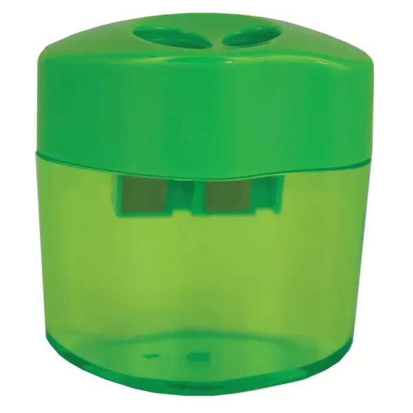 Treeline 2 Hole Sharpener with Barrel - Green Treeline 2 Hole Sharpener with Barrel - Green