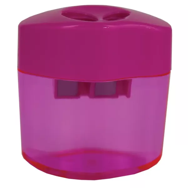 Treeline 2 Hole Sharpener with Barrel - Pink Treeline 2 Hole Sharpener with Barrel - Pink