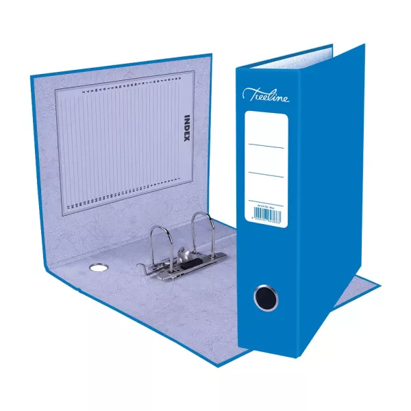 TREELINE A4 Lever Arch File Board 80mm Blue TREELINE A4 Lever Arch File Board 80mm Blue
