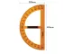 TREELINE Chalkboard Protractor 180 Degree - Yellow TREELINE Chalkboard Protractor 180 Degree - Yellow