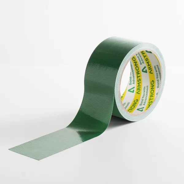 Armstrong dark green duct tape 48mm x 8m roll for repairs sealing and colour coding