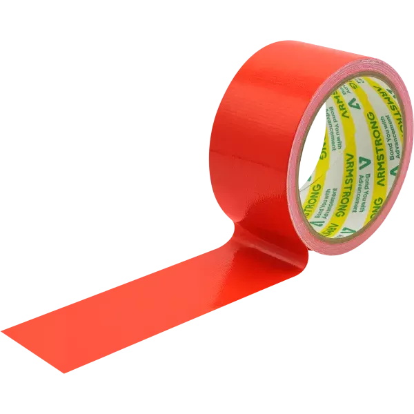 Armstrong red duct tape 48mm x 8m roll for marking repairs and sealing