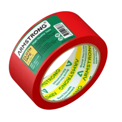 Armstrong red duct tape 48mm x 8m roll for marking repairs and sealing